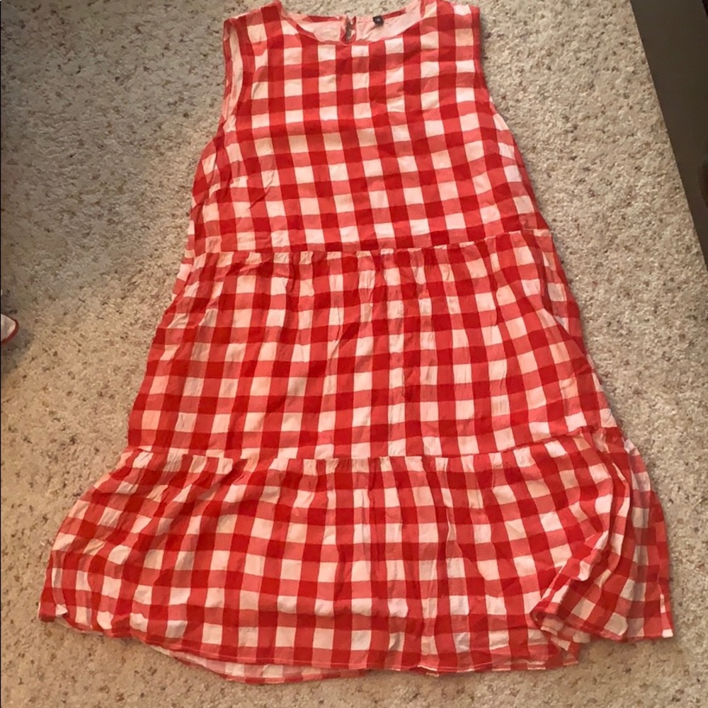 Red Gingham Sundress
